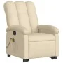 Verstellbarer Stoff-Fußmassagestuhl in Cremefarbe. von , Sessel - Ref: Foro24-3204113, Preis: 290,39 €, Rabatt: %