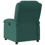 Sillón reclinable de masaje eléctrico tela verde oscuro by , Armchairs - Ref: Foro24-3204158, Price: 254,26 €, Discount: %