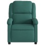 Sillón reclinable de masaje eléctrico tela verde oscuro by , Armchairs - Ref: Foro24-3204158, Price: 254,26 €, Discount: %