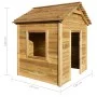 Gartenspielhaus aus Kiefernholz 120x120x146 cm von vidaXL, Kinderhäuser - Ref: Foro24-44905, Preis: 529,23 €, Rabatt: %