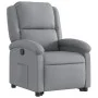 Sillón reclinable elevable de tela gris claro de , Sillones - Ref: Foro24-3204164, Precio: 297,85 €, Descuento: %