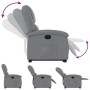 Sillón reclinable elevable de tela gris claro de , Sillones - Ref: Foro24-3204164, Precio: 282,44 €, Descuento: %