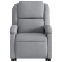 Sillón reclinable elevable de tela gris claro de , Sillones - Ref: Foro24-3204164, Precio: 297,85 €, Descuento: %