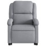 Sillón reclinable elevable de tela gris claro de , Sillones - Ref: Foro24-3204164, Precio: 282,44 €, Descuento: %
