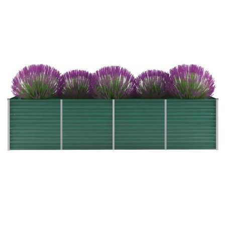 Grünes Gartenbeet aus verzinktem Stahl 320x80x77 cm von vidaXL, Töpfe und Pflanzgefäße - Ref: Foro24-44845, Preis: 107,17 €, ...