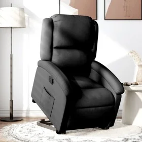 Sillón reclinable elevable tela negro by , Armchairs - Ref: Foro24-3204166, Price: 281,83 €, Discount: %
