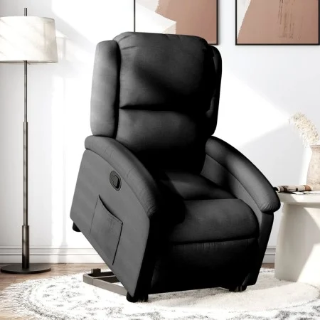 Verstellbarer Aufstehsessel aus schwarzem Stoff von , Sessel - Ref: Foro24-3204166, Preis: 287,62 €, Rabatt: %