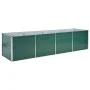 Arriate de jardín de acero galvanizado verde 320x80x77 cm de vidaXL, Maceteros y jardineras - Ref: Foro24-44845, Precio: 100,...