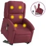 Verstellbarer Massage-Fernsehsessel aus rotem Stoff von , Sessel - Ref: Foro24-3204179, Preis: 292,35 €, Rabatt: %