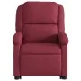 Sillón reclinable de masaje elevable tela rojo tinto by , Armchairs - Ref: Foro24-3204179, Price: 295,25 €, Discount: %