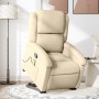Verstellbarer Stoff-Fußmassagestuhl in Cremefarbe. von , Sessel - Ref: Foro24-3204185, Preis: 285,51 €, Rabatt: %