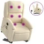Silla de masaje reclinable de pie de tela color crema by , Armchairs - Ref: Foro24-3204185, Price: 291,77 €, Discount: %