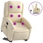Verstellbarer Stoff-Fußmassagestuhl in Cremefarbe. von , Sessel - Ref: Foro24-3204185, Preis: 285,51 €, Rabatt: %