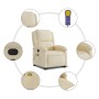 Verstellbarer Stoff-Fußmassagestuhl in Cremefarbe. von , Sessel - Ref: Foro24-3204185, Preis: 285,51 €, Rabatt: %