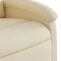 Silla de masaje reclinable de pie de tela color crema by , Armchairs - Ref: Foro24-3204185, Price: 291,77 €, Discount: %