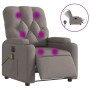 Sillón reclinable de masaje eléctrico tela gris taupe by , Armchairs - Ref: Foro24-3204706, Price: 277,86 €, Discount: %