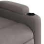 Sillón reclinable de masaje eléctrico tela gris taupe by , Armchairs - Ref: Foro24-3204706, Price: 277,86 €, Discount: %