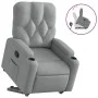 Hellgrauer Stoff-Liegesessel mit Aufstehhilfe. von , Sessel - Ref: Foro24-3204710, Preis: 274,90 €, Rabatt: %