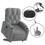 Hellgrauer Stoff-Liegesessel mit Aufstehhilfe. von , Sessel - Ref: Foro24-3204710, Preis: 274,90 €, Rabatt: %