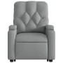 Hellgrauer Stoff-Liegesessel mit Aufstehhilfe. von , Sessel - Ref: Foro24-3204710, Preis: 259,13 €, Rabatt: %