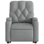 Hellgrauer Stoff-Liegesessel mit Aufstehhilfe. von , Sessel - Ref: Foro24-3204710, Preis: 274,90 €, Rabatt: %