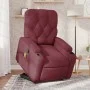 Sillón reclinable de masaje elevable tela rojo tinto de , Sillones - Ref: Foro24-3204725, Precio: 295,64 €, Descuento: %