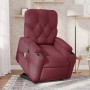Sillón reclinable de masaje elevable tela rojo tinto by , Armchairs - Ref: Foro24-3204725, Price: 281,65 €, Discount: %