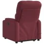 Sillón reclinable de masaje elevable tela rojo tinto de , Sillones - Ref: Foro24-3204725, Precio: 295,64 €, Descuento: %