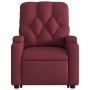 Sillón reclinable de masaje elevable tela rojo tinto by , Armchairs - Ref: Foro24-3204725, Price: 281,65 €, Discount: %