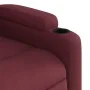 Sillón reclinable de masaje elevable tela rojo tinto de , Sillones - Ref: Foro24-3204725, Precio: 295,64 €, Descuento: %