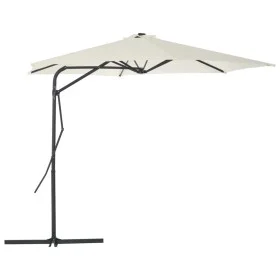 Gartenschirm mit Stahlstange 300 cm Sand von vidaXL, Sonnenschirme - Ref: Foro24-44886, Preis: 135,82 €, Rabatt: %