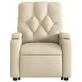 Verstellbarer Stoff-Fußmassagestuhl in Cremefarbe. von , Sessel - Ref: Foro24-3204731, Preis: 309,64 €, Rabatt: %