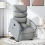 Sillón eléctrico reclinable elevable de tela gris claro by , Armchairs - Ref: Foro24-3204002, Price: 309,75 €, Discount: %