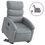 Sillón eléctrico reclinable elevable de tela gris claro by , Armchairs - Ref: Foro24-3204002, Price: 295,57 €, Discount: %