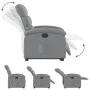 Elektrischer verstellbarer Aufstehsessel aus hellem grauem Stoff. von , Sessel - Ref: Foro24-3204002, Preis: 320,20 €, Rabatt: %