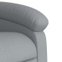 Sillón eléctrico reclinable elevable de tela gris claro by , Armchairs - Ref: Foro24-3204002, Price: 295,57 €, Discount: %