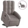 Sillón eléctrico reclinable elevable de tela gris taupe by , Armchairs - Ref: Foro24-3204124, Price: 324,50 €, Discount: %
