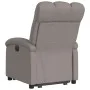 Sillón eléctrico reclinable elevable de tela gris taupe by , Armchairs - Ref: Foro24-3204124, Price: 324,50 €, Discount: %