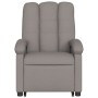 Sillón eléctrico reclinable elevable de tela gris taupe by , Armchairs - Ref: Foro24-3204124, Price: 298,05 €, Discount: %