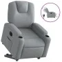 Sillón eléctrico reclinable elevable de tela gris claro by , Armchairs - Ref: Foro24-3204392, Price: 342,15 €, Discount: %