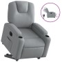 Sillón eléctrico reclinable elevable de tela gris claro by , Armchairs - Ref: Foro24-3204392, Price: 301,29 €, Discount: %