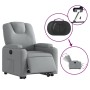 Sillón eléctrico reclinable elevable de tela gris claro by , Armchairs - Ref: Foro24-3204392, Price: 301,29 €, Discount: %