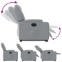 Sillón eléctrico reclinable elevable de tela gris claro by , Armchairs - Ref: Foro24-3204392, Price: 301,29 €, Discount: %