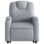 Sillón eléctrico reclinable elevable de tela gris claro by , Armchairs - Ref: Foro24-3204392, Price: 301,29 €, Discount: %