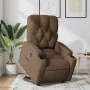 Sillón eléctrico reclinable elevable de tela marrón de , Sillones - Ref: Foro24-3204738, Precio: 340,78 €, Descuento: %