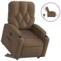 Sillón eléctrico reclinable elevable de tela marrón de , Sillones - Ref: Foro24-3204738, Precio: 340,78 €, Descuento: %