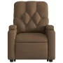 Sillón eléctrico reclinable elevable de tela marrón de , Sillones - Ref: Foro24-3204738, Precio: 340,78 €, Descuento: %