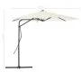 Sombrilla de jardín con palo de acero 300 cm arena de vidaXL, Sombrillas - Ref: Foro24-44886, Precio: 138,87 €, Descuento: %