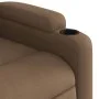 Sillón eléctrico reclinable elevable de tela marrón de , Sillones - Ref: Foro24-3204738, Precio: 340,78 €, Descuento: %