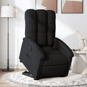 Elektrischer verstellbarer Aufstehsessel aus schwarzem Stoff. von , Sessel - Ref: Foro24-3204118, Preis: 297,27 €, Rabatt: %